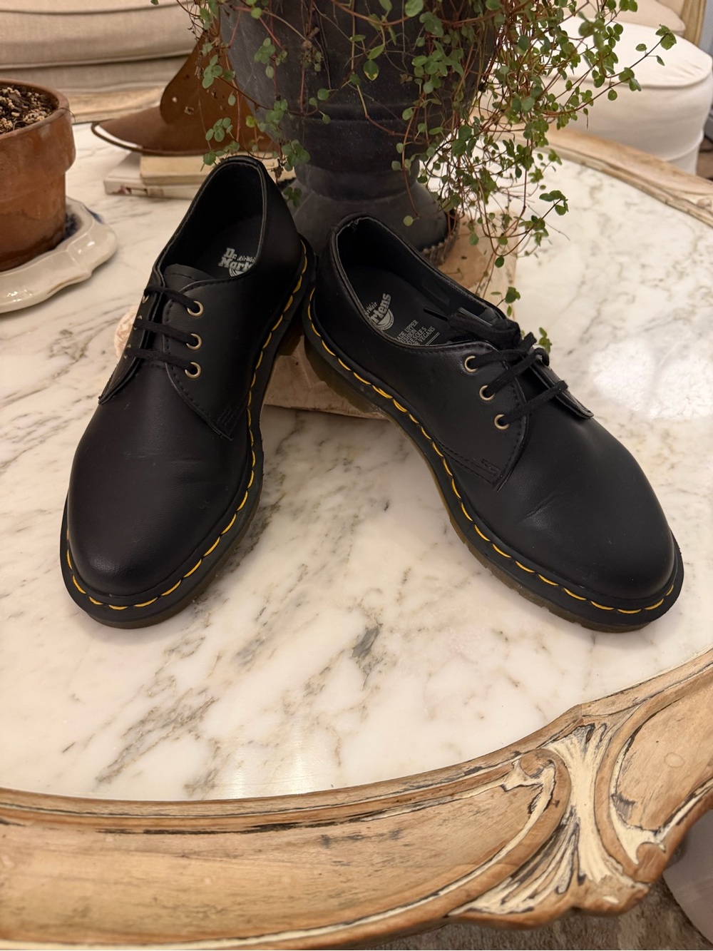 Dr. Martens Black Leather 3-Eye Oxford 1461 Vegan Men’s Size 5